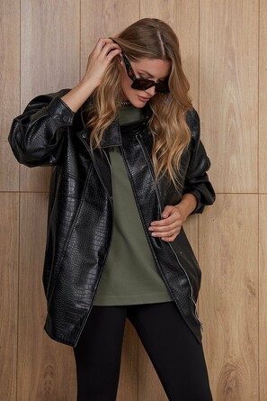 Куртка из эко-кожи Niv Niv