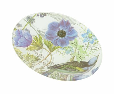 Мыльница стеклянная Колокольчики синие Michel Design Works