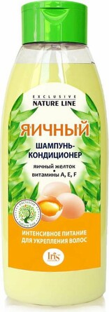 Шампунь-кондиционер для волос яичный 500 мл Iris Cosmetic