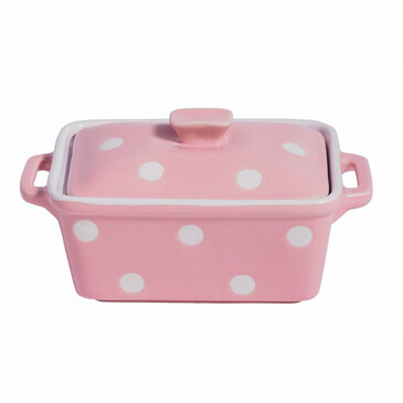 Масленка Pink with dots 16,5x10x8 см Isabelle Rose Home