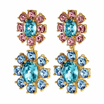 Серьги Lina Sg Light Blue/Rose Dyrberg Kern