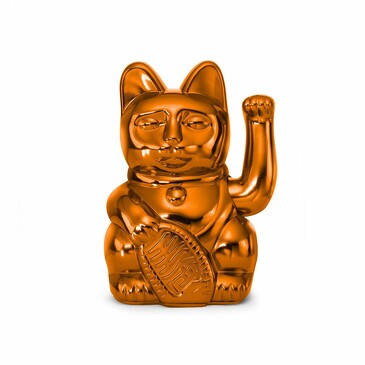 Декоративная фигурка-статуэтка Lucky Cat Shiny Copper Donkey Products