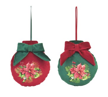 Набор шаров бархатных (2 шт. по 11 см) TonoSUTono