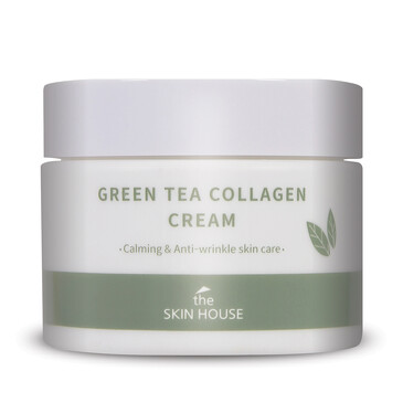 Успокаивающий крем на основе коллагена и экстракта зелёного чая, 50мл The Skin House