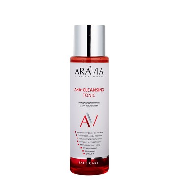 Очищающий тоник с AHA-кислотами AHA-Cleansing Tonic 250 мл Aravia Laboratories 