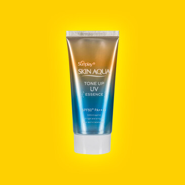 Эссенция для лица солнцезащитная Латте бежевый Tone Up SPF50, 50 г, Skin Aqua