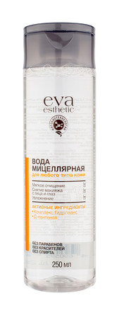Мицеллярная вода для любого типа кожи Eva Esthetic