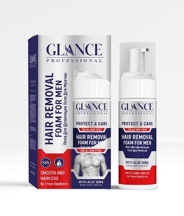 Крем-пена для депиляции for men (150 мл) Glance