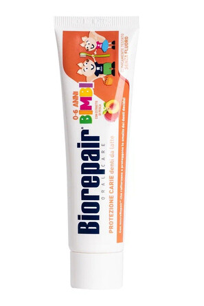Паста зубная kids со вкусом персика 50 мл Biorepair