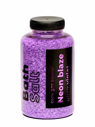 Соль для ванны Neon Blaze Ultra violet 500 г, Fabrik Cosmetology