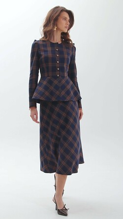 Юбка из итальянской шерсти Nastya Sergeeva by May Be