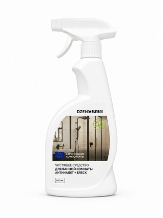 Cредство чистящее в спрее для ванной Антиналет и блеск 500 мл, DzenClean