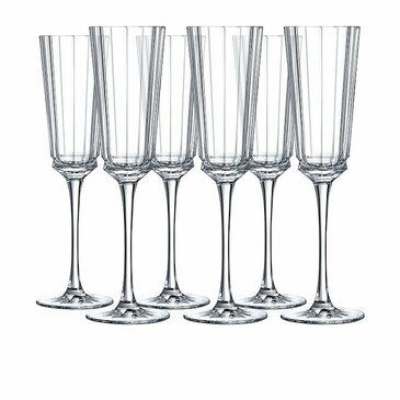 Набор бокалов для шампанского Macassar (6 шт. по 170 мл) Cristal D'arques