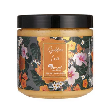 Скраб для тела с морской солью Golden Love 300 гр. Arya Home