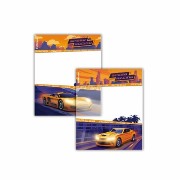 Набор обложек (12 шт.) пластиковых Sport Car, для тетрадей и дневников, 212х347мм, 80 мкм, ассорти ErichKrause