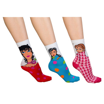Комплект носков Девушки (3 пары) Puket