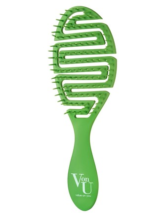 Расческа для волос Spin Brush Green Von-u