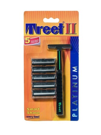 Набор (станок Platinum и 5 кассет) Treet-II