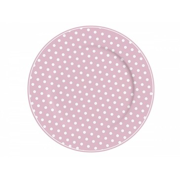 Тарелка Pink with dots 23 см Isabelle Rose Home