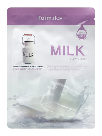 Тканевая маска для лица с молочными протеинами, 23 мл Farmstay