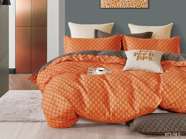 Комплект постельного белья Satin euro max (сатин) Cleo