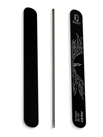 Пилка тонкая для маникюра и педикюра на деревянной основе Phoenix 150/180 Prosalon,  IQ Beauty