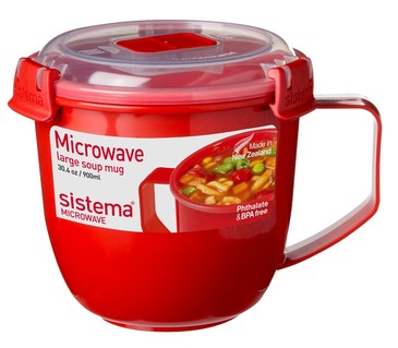 Кружка суповая 900 мл Microwave Sistema