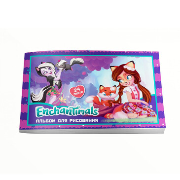 Альбом для рисования Enchantimals, 24 листа Centrum