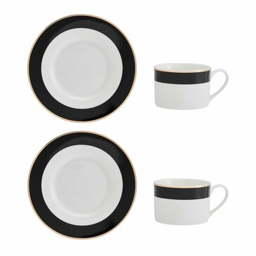 Набор чайный чашка и блюдце Luxe Deco (4 пр.) 200 мл Mikasa