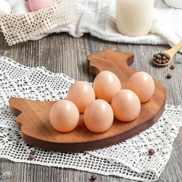 Подставка для пасхальных яиц Ряба, 6 отделений, 20х25х1,8 см Adelica