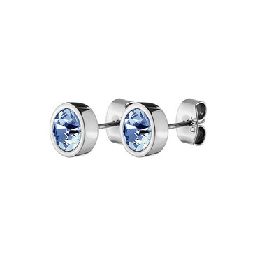 Пусеты Noble Ss Light Blue Dyrberg Kern