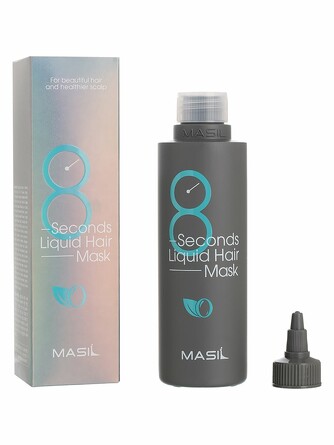 Маска-Экспресс для объема волос l 8seconds liquid hair mask 200 мл  Masil