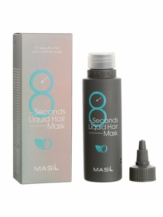 Маска-Экспресс для объема волос l 8seconds liquid hair mask 100 мл  Masil