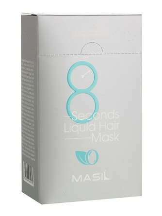 Маска-Экспресс для объема волос l набор 8seconds liquid hair mask stick pouch (20 шт.X8 мл)  Masil