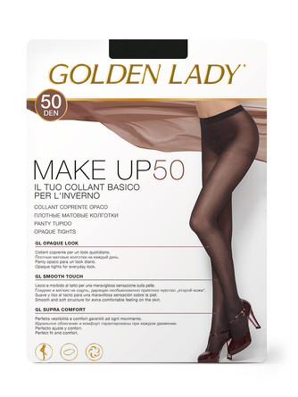 Колготки (2 пары) Make Up 50 Golden Lady