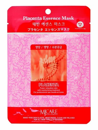 Маска для лица тканевая плацента essence 23 мл Mijin