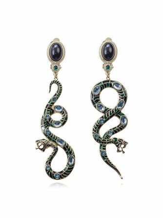 Серьги длинные Змеи Iris Premium Jewelry