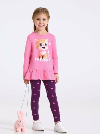 Костюм Взрослые дети (футболка и леггинсы) Апрель