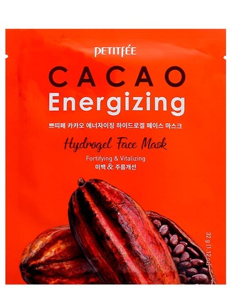 Разглаживающая гидрогелевая маска для лица с экстрактом какао, 32 г Petitfee