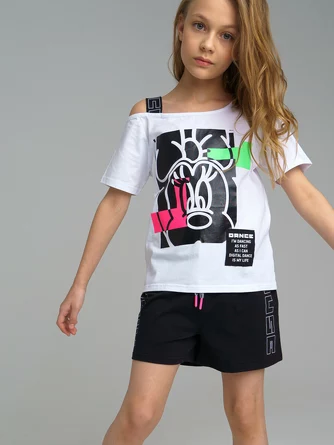 Комплект (футболка, шорты) Digital Dance Family Look PlayToday