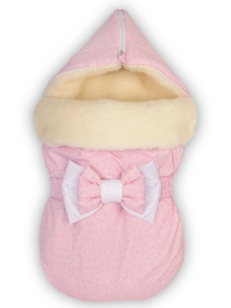 Зимний конверт на выписку с бантом Игрушки Lovely Care