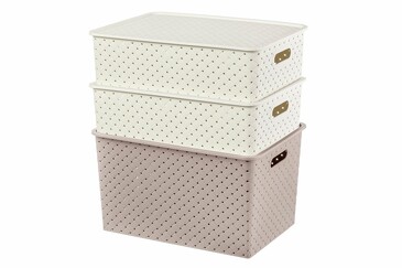 Набор корзин с крышками (3 шт.) El Casa