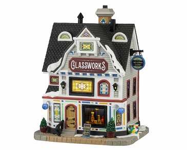 Домик. Стекольная мастерская Lemax
