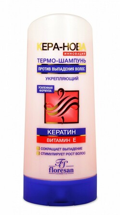 Термо-шампунь против выпадения волос Укрепляющий Кера-Нова, 400мл Floresan