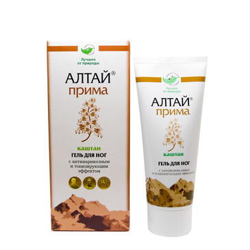 Гель для ног антиварикозный Каштан Прима, 75 мл Altai