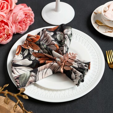 Салфетки с декорат. кольцами 40х40 (4 шт.) Field flower Этель