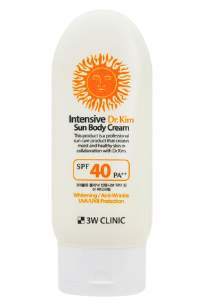 Крем для тела интенсивный солнцезащитный, 150 г 3W Clinic