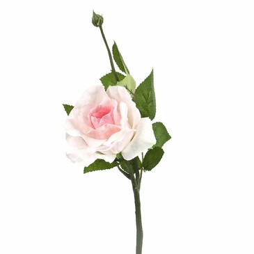 Цветок искусственный на ножке Роза нежная, 40 см Gloria Garden, 12х40х12