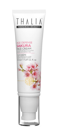 Крем антивозрастной для лица с экстрактом сакуры, 50 мл,  Thalia Natural Beauty
