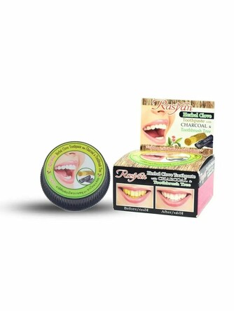 Паста зубная бережное отбеливание с гвоздикой, углем и листьями зубощеточного дерева 25 г Rasyan